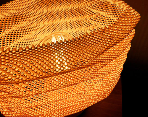 Bellows Weave Lamp