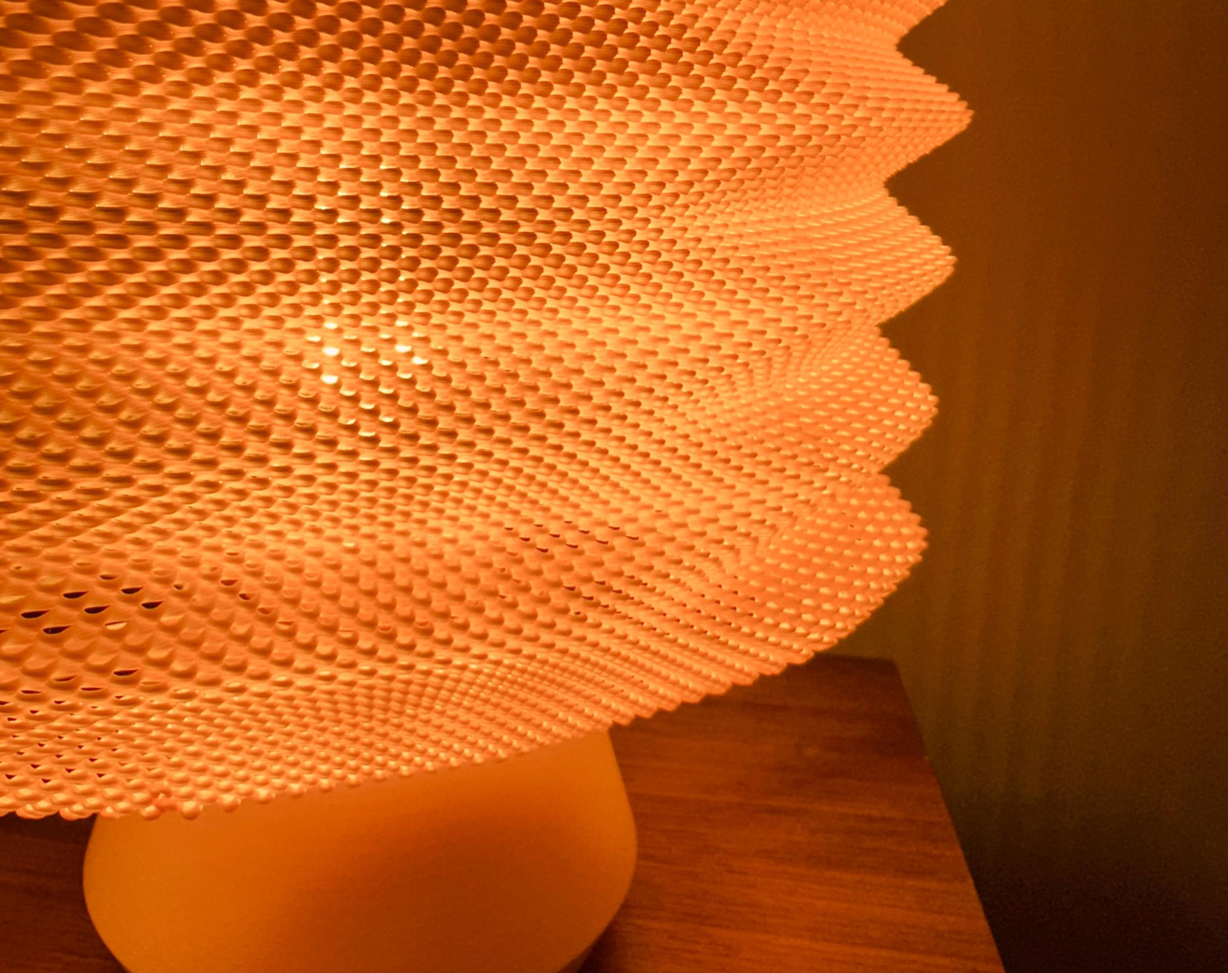 Bellows Weave Lamp