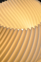 Close-up of Flourish Lamp, from above