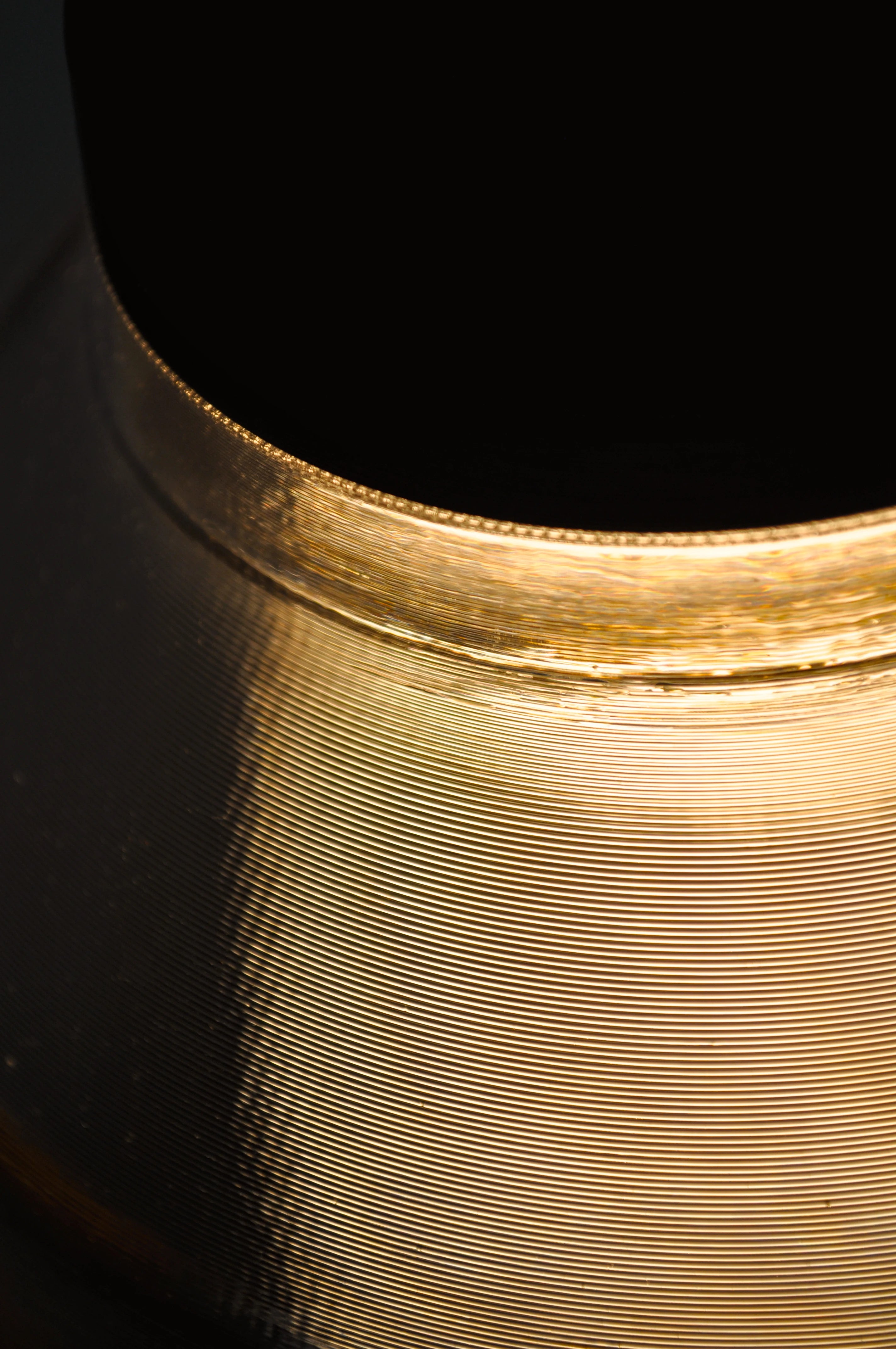 Close up of the transparent Zen Lamp shade